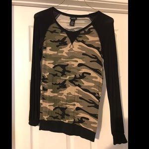Small camouflage sweater
